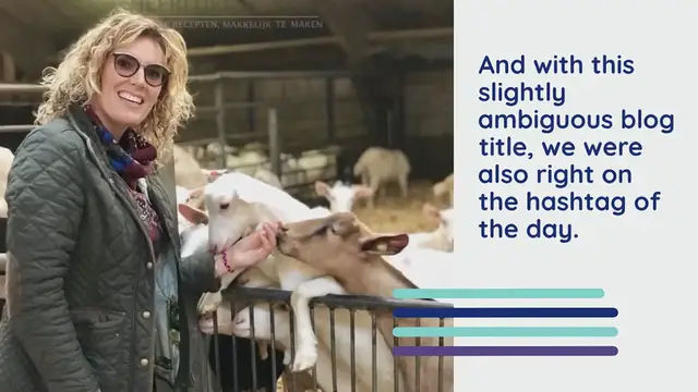 Video thumbnail for Goats and cooking with food bloggers