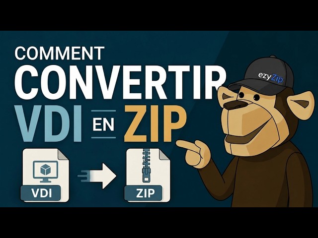 Video thumbnail for 📀 Comment Convertir un VDI en ZIP en Ligne Gratuitement | Sans Installation de Logiciel
