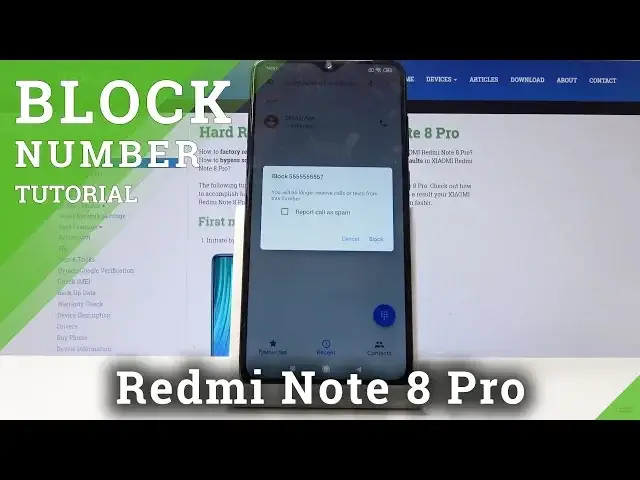 'Video thumbnail for How to Block Contact in XIAOMI Redmi Note 8 Pro - Block Texts & Calls'