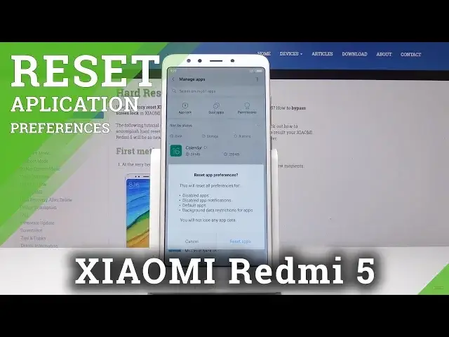 'Video thumbnail for How to Reset App Preferences in XIAOMI Redmi 5 - Default App Settings'