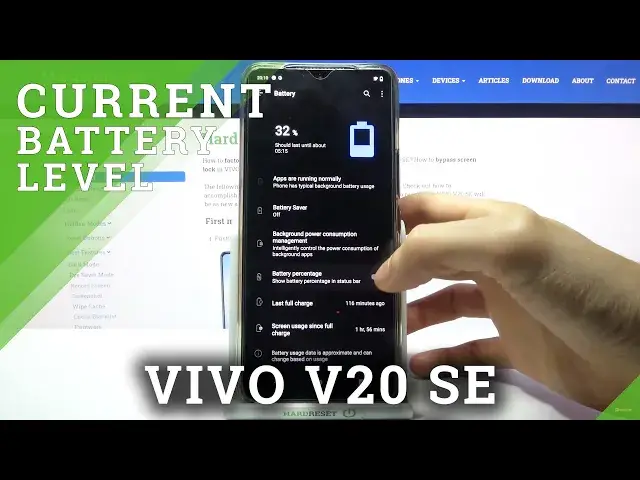 'Video thumbnail for How to Show Battery Percentage on VIVO V20 SE – Battery Settings'