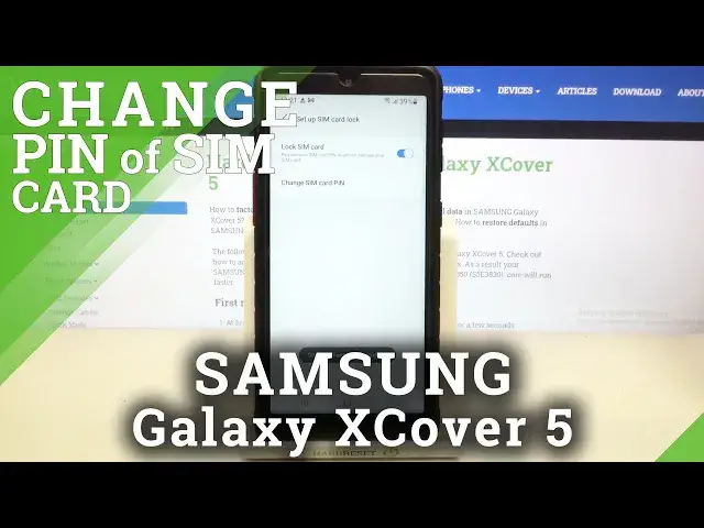 'Video thumbnail for How to Change SIM PIN for SIM Card in SAMSUNG Galaxy XCover 5 – Set Up SIM PIN'