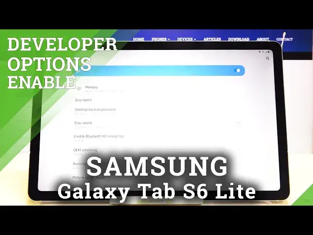 Video thumbnail for How to Activate Developer Options in SAMSUNG Galaxy Tab S6 Lite – Developer Features