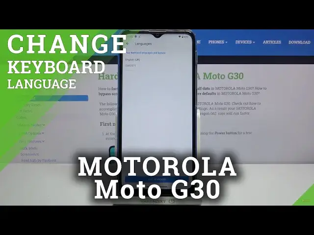 'Video thumbnail for How to Change The Language of Keyboard in Motorola Moto G30 – Set Up Keyboard Language'
