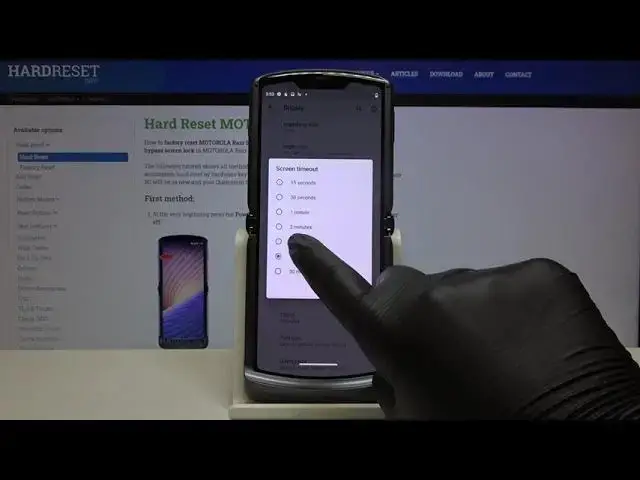 'Video thumbnail for How to Set Screen Timeout in MOTOROLA Razr 5G – Change Sleep Time'