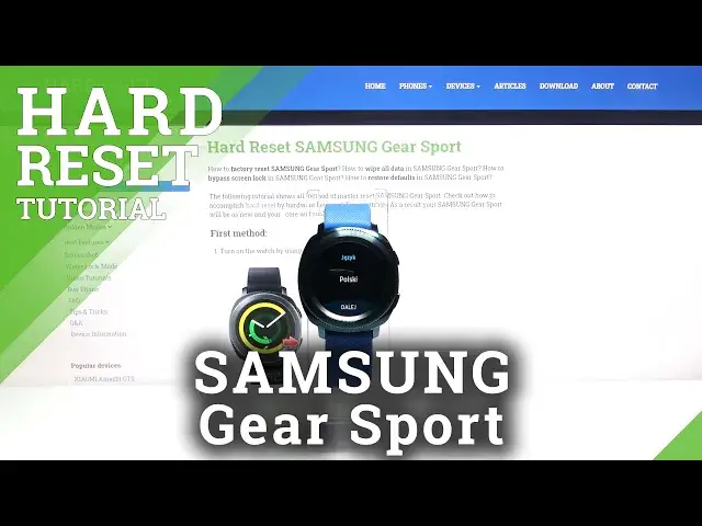 Video thumbnail for How to Hard Reset SAMSUNG Gear Sport via Settings – Format / Erase Storage