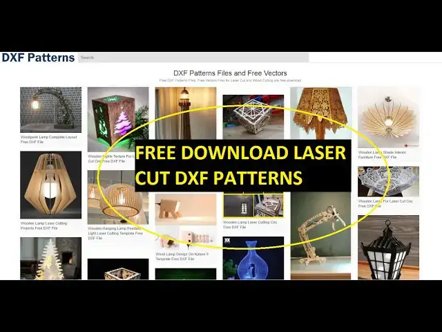 Video thumbnail for Free Download Laser Cut DXF Patterns, 3D Puzzle, Plasma Cutter files From dxfpatterns.com