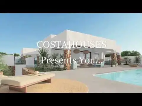 Video thumbnail for Exclusive Villa Ibiza style in front to the Sea · MORAIRA   Costa Blanca Spain   COSTA HOUSES Luxury