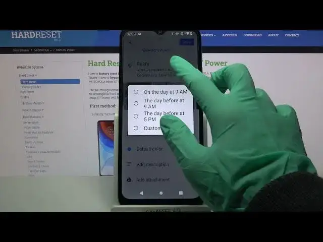 Video thumbnail for MOTOROLA Moto E7 Power – Add Reminder & Create Event in Calendar App