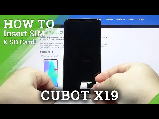 'Video thumbnail for How to Install SIM Card in CUBOT X19 – Insert Nano SIM & Micro SD'