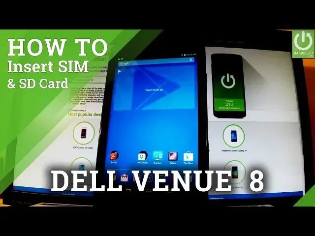 'Video thumbnail for Insert SD Card in DELL Venue 8 - Install Memory Card'