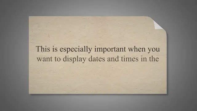 Video thumbnail for How To Check Time Zone In Jquery
