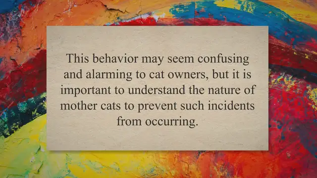 Video thumbnail for Understanding the Aggression: Why Mother Cats Attack Their Older Kittens and How to Prevent It