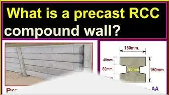 Video thumbnail for What is a precast RCC compound wall?