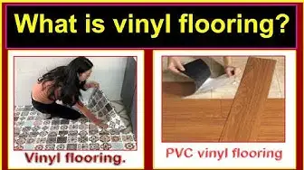 Video thumbnail for What is vinyl flooring?/ What is PVC flooring?