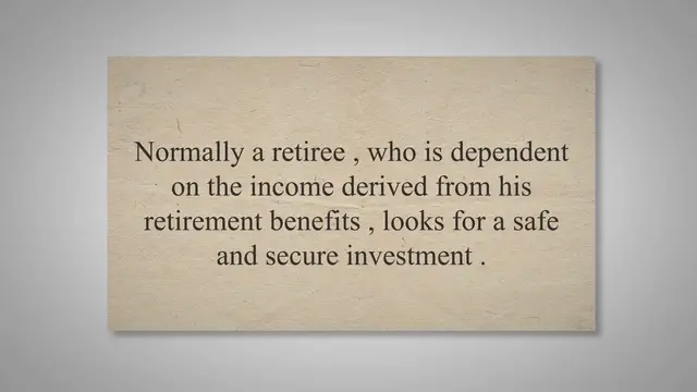 Video thumbnail for BEST INVESTMENT PLANS FOR SENIOR CITIZENS