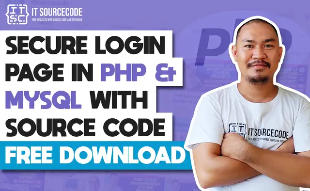 Video thumbnail for Secure Login Page in PHP with MySQL with Source Code Free Download 2021