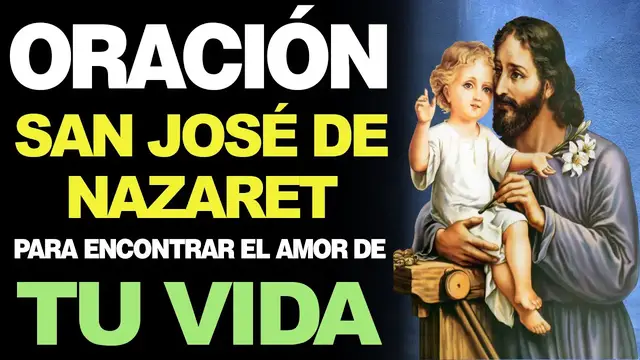 Video thumbnail for 🙏 Poderosa Oración a San José PARA ENCONTRAR EL AMOR DE TU VIDA 🙇