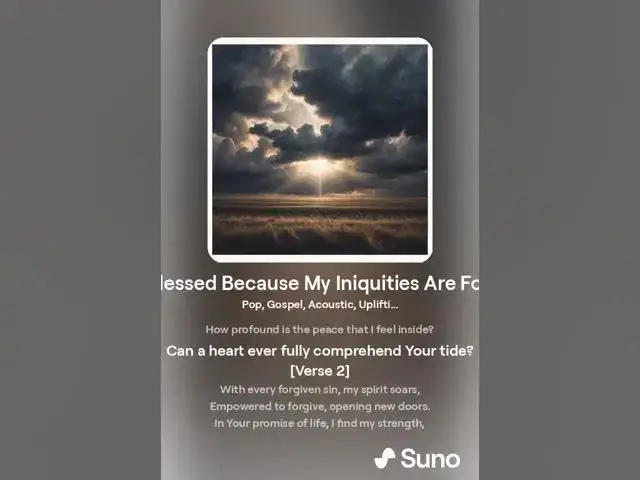 Video thumbnail for I Am Blessed Because My Iniquities Are Forgiven