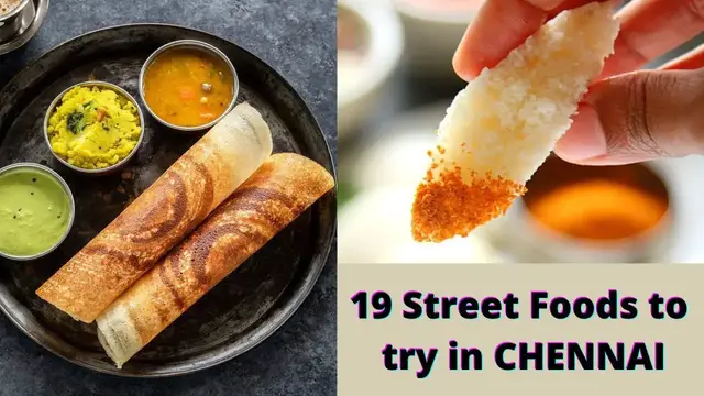 Video thumbnail for 19 Street Foods of Chennai | Uthappam, Puttu, Murukku, Filter Coffee, Idli and more