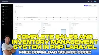 Video thumbnail for Complete Sales and Inventory Management System in PHP Laravel with Source Code (Free Download) 2022