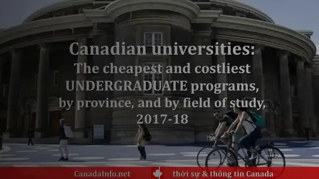 Video thumbnail for The cheapest and costliest undergraduate programs in Canada, 2017-18