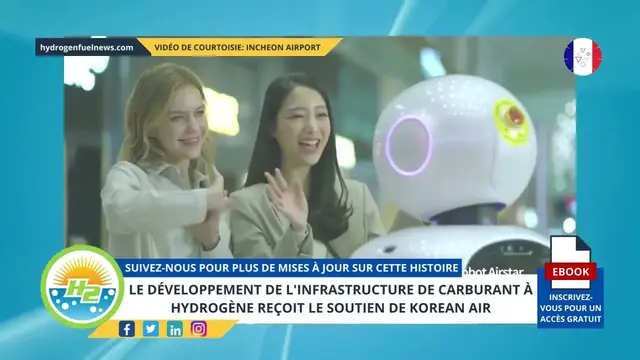 Video thumbnail for [French] Hydrogen fuel infrastructure development gets Korean Air’s support