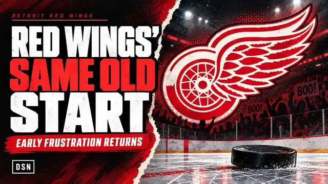 Video thumbnail for The Red Wings' ugly start feeds the same old frustration