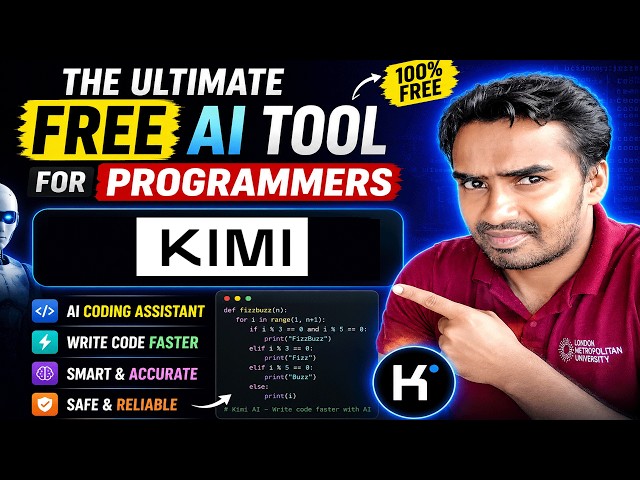 Video thumbnail for The Ultimate Free AI Tool for programmers  Kimi AI |  kimi ai free