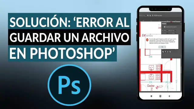 Video thumbnail for Solución: 'Error al guardar un archivo en PHOTOSHOP' - No me guarda el archivo