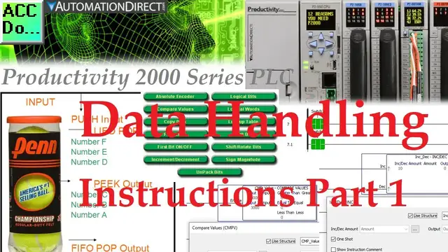 Video thumbnail for Productivity 2000 PLC Data Handling Part 1