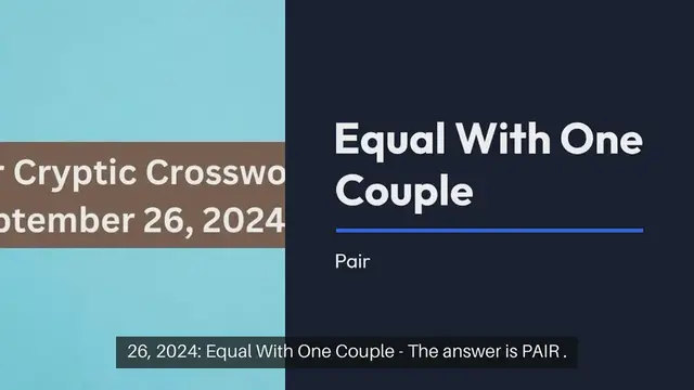 Video thumbnail for Daily Mirror Cryptic Crossword Answers Today September 26, 2024 Updated