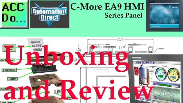 Video thumbnail for C-More EA9 HMI Series Panel Unboxing and Review