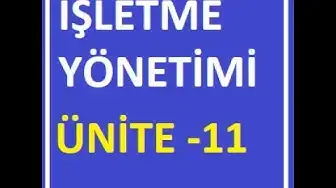 Video thumbnail for İşletme Yönetimi ünite -11 Soruları