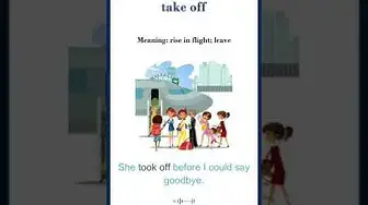 Video thumbnail for Take off meaning | take off sentences | Common English Idioms #shorts
