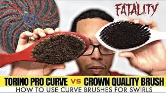 Video thumbnail for How To Use Curve Brushes For Swirls: Torino Pro Curve Brush vs Crown Quality (CQP) Brush Review!