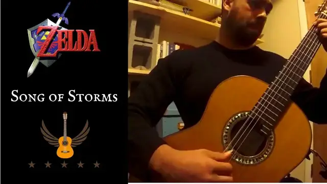 'Video thumbnail for Song of Storms Guitar Cover | Zelda Guitar Cover | OoT (Tabs)'