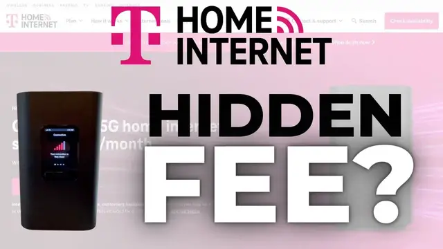 'Video thumbnail for WARNING: New Hidden Fee for T-Mobile Home Internet Service!'