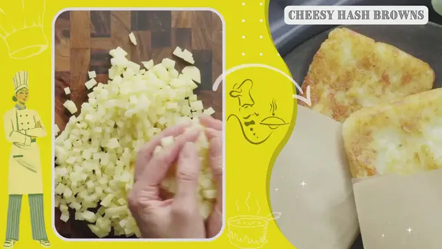 'Video thumbnail for Cheesy Hash Browns'