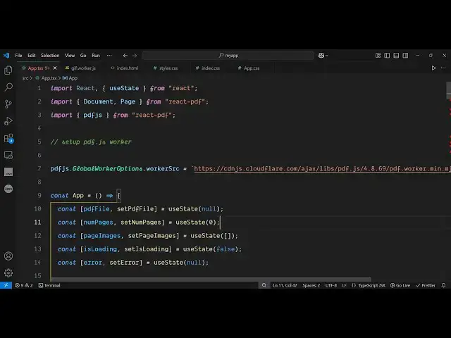 Video thumbnail for Build a React.js PDF Editor to Render & Export PDF Pages to PNG Images Using react-pdf in Browser