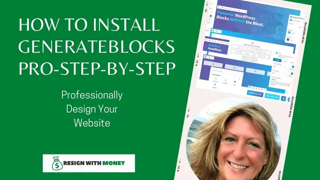 'Video thumbnail for How To Install GenerateBlocks Step-By-Step'