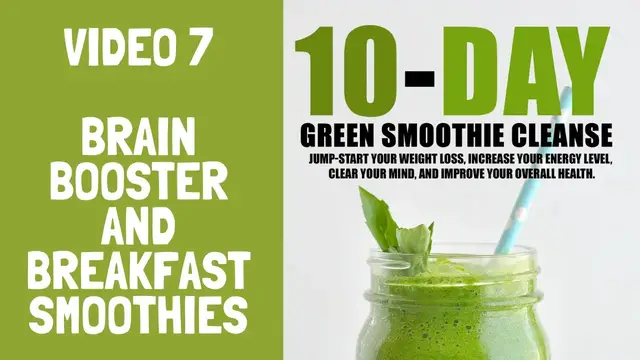 'Video thumbnail for Green Smoothie Cleanse | Smoothies for Energy | Brain Booster Smoothie | Breakfast Smoothies'