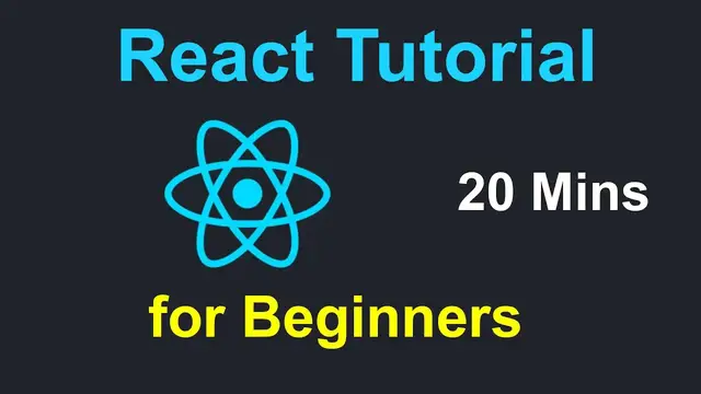 Video thumbnail for React Tutorial for Beginners