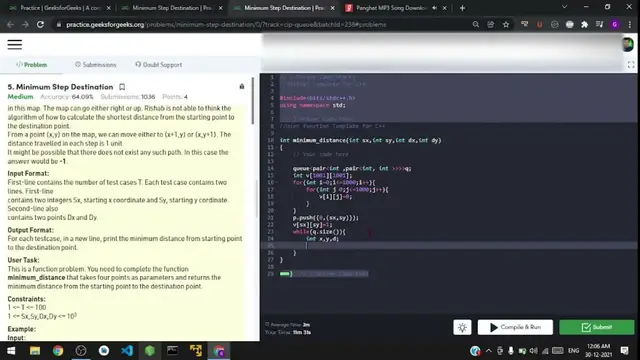 Video thumbnail for Geekforgeeks dsa Practice solution | Computer engineer life | Life of a common engineer #nilesh