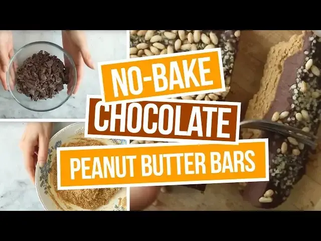 Video thumbnail for Easy No-Bake Chocolate Peanut Butter Oat Bars