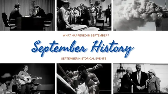 Video thumbnail for September History in 3 Minutes | What Happened in September?