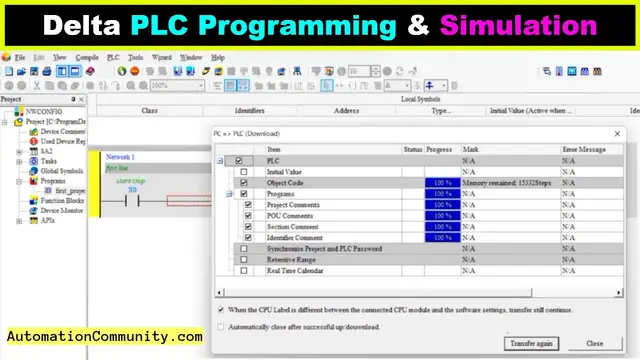 Video thumbnail for Delta PLC Programming and Simulation of Logic Tutorials