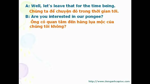 Video thumbnail for English for Trade, Finance, and Bank Unit 18 - Dialogue 002