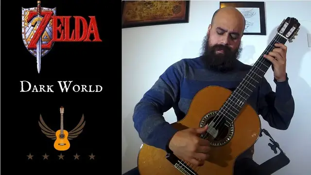 Video thumbnail for Dark World Theme Guitar | Zelda Guitar Cover (Tabs)