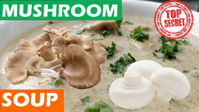 Video thumbnail for Resepi Sup Cendawan Berkrim Simple - Cream of Mushroom Soup